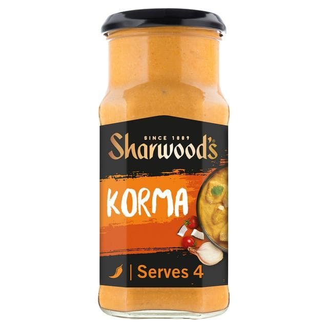 Sharwood's Korma Curry Cooking Sauce 420g - gallery image 1