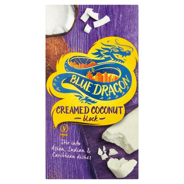 Blue Dragon Creamed Coconut Block 200g - gallery image 1