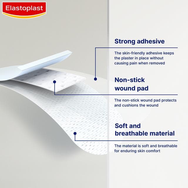 Elastoplast Sensitive Plasters Extra Skin Friendly Assorted Strips x20 - gallery image 4