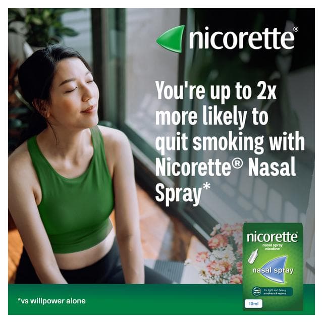 Nicorette Nasal Spray Quit Smoking Aid 10ml - gallery image 2