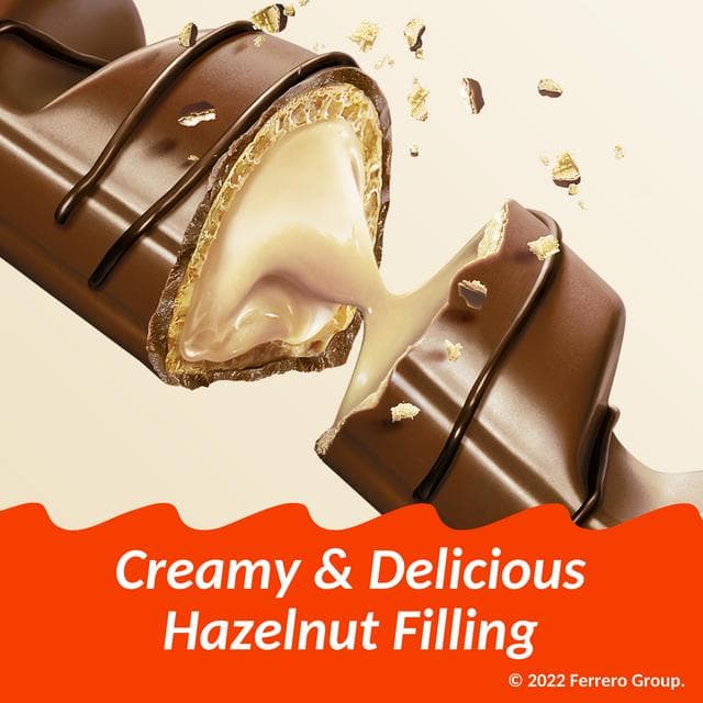 Kinder Bueno Milk Chocolate & Hazelnuts Single Bar 2x21.5g - gallery image 4