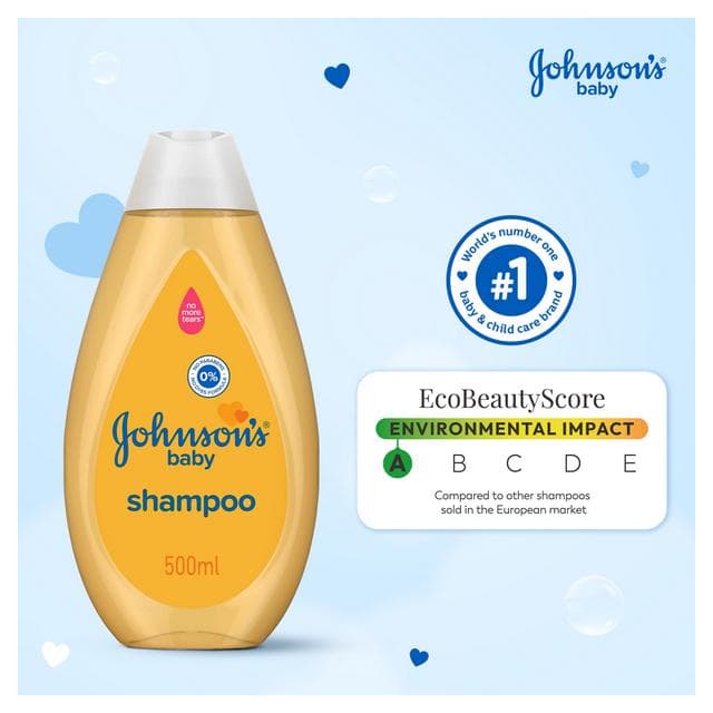 Johnson's Baby Shampoo Without Dyes Sulphates & Soap 500ml - gallery image 3