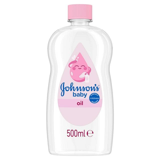 Johnson's Baby Oil Baby Skin Moisturiser & Dryness Protection 500ml - gallery image 1