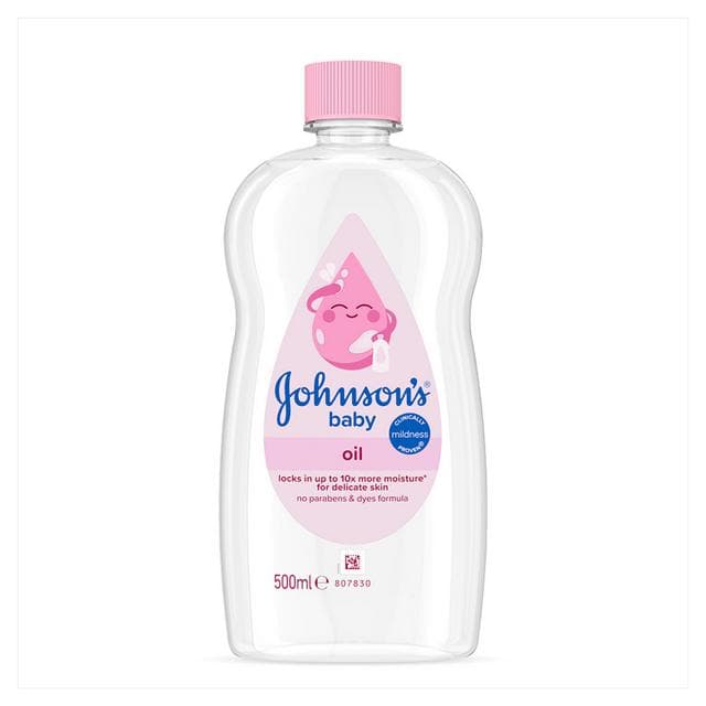 Johnson's Baby Oil Baby Skin Moisturiser & Dryness Protection 500ml - gallery image 2