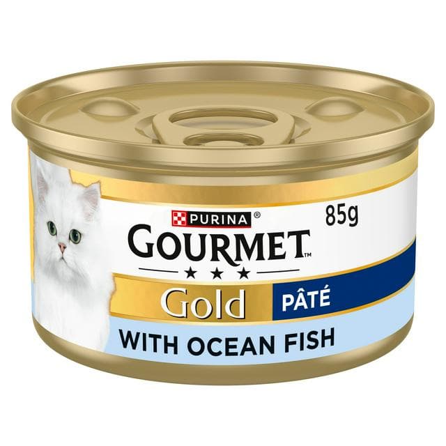 Gourmet Gold Pate with Ocean Fish Cat Food Tinned 85g - gallery image 1