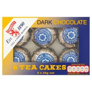 Tunnock's Teacakes, Dark Chocolate x6