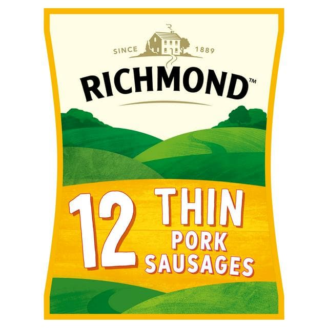 Richmond Thin Pork Sausages x12 340g - gallery image 1