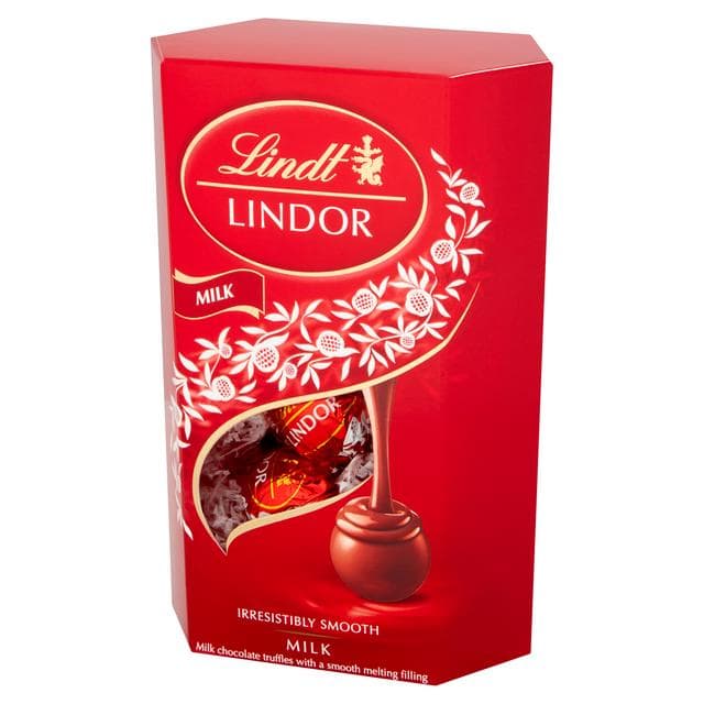 Lindt Lindor Milk Chocolate Truffles Box 200g - gallery image 5