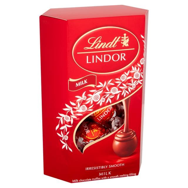Lindt Lindor Milk Chocolate Truffles Box 200g - gallery image 6