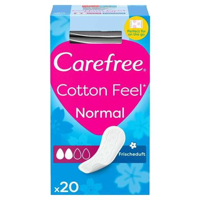 Carefree Normal with Cotton Extract Panty Liners x20 - gallery image 1