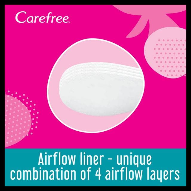 Carefree Normal with Cotton Extract Panty Liners x20 - gallery image 4