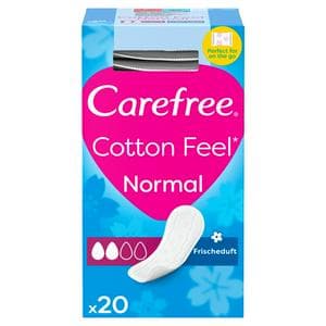 Carefree Normal with Cotton Extract Panty Liners x20