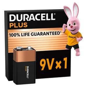 Duracell Plus Pack of 1 9V Batteries