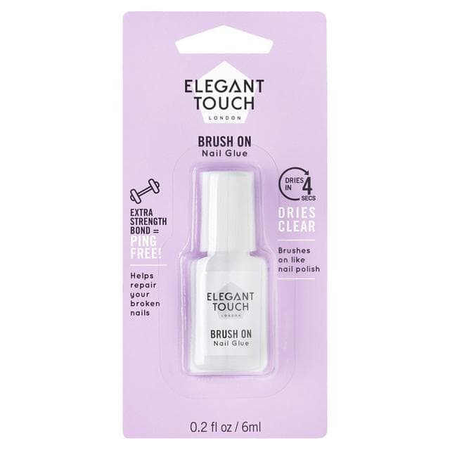 Elegant Touch Nail Glue, Brush On 4ml - gallery image 1