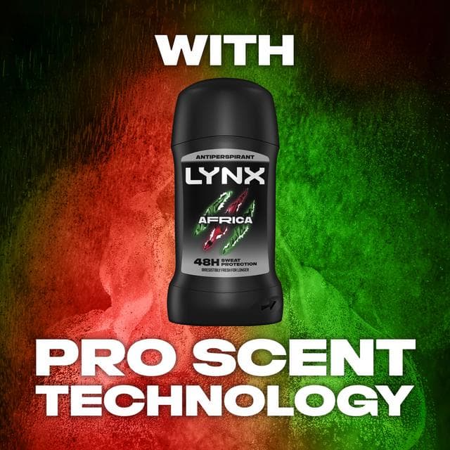 Lynx Africa 48h Anti Perspirant Deodorant Stick for Men 50ml - gallery image 4