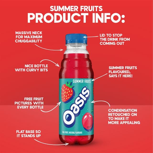 Oasis Summer Fruits 500ml - gallery image 2