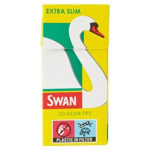 Swan Extra Slim Pre Cut Filter Tips x120