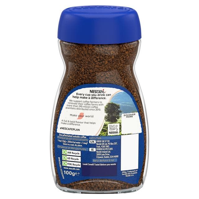 Nescafe Original Decaf Instant Coffee 100g - gallery image 2