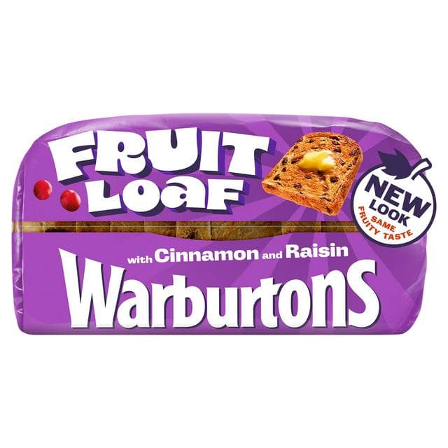 Warburtons Cinnamon & Raisin Fruit Loaf 400g - gallery image 1