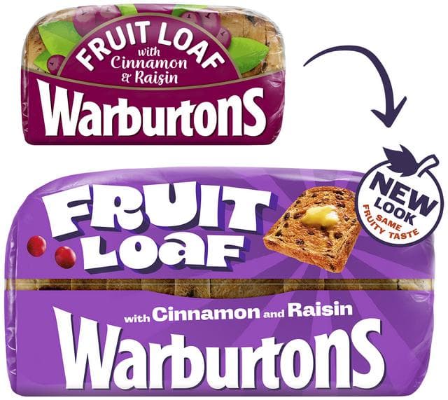 Warburtons Cinnamon & Raisin Fruit Loaf 400g - gallery image 2