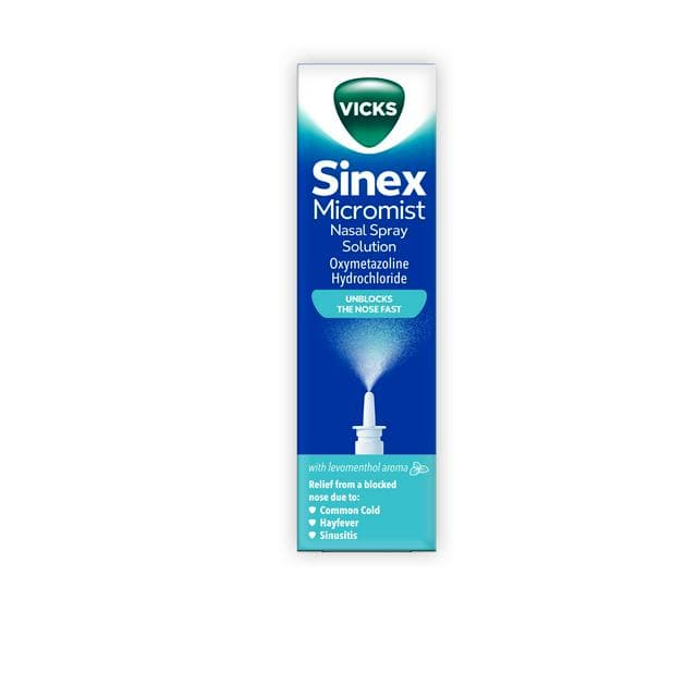 Vicks Sinex Micromist Decongestant Nasal Spray For Blocked Nose 15ml - gallery image 1