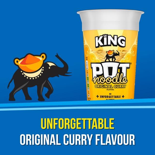 Pot Noodle King Original Curry 114g - gallery image 3