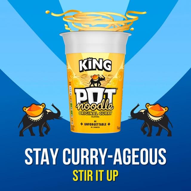Pot Noodle King Original Curry 114g - gallery image 5