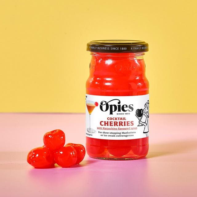Opies Cocktail Cherries Maraschino Flavour 225g (125g*) - gallery image 2