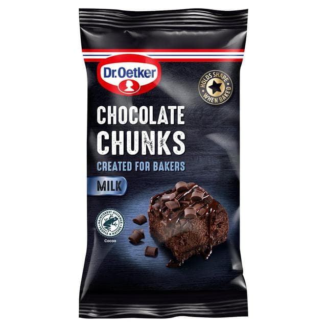 Dr. Oetker Milk Chocolate Chip Chunks 100g - gallery image 1