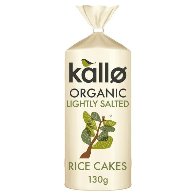Kallo Organic Lightly Salted Rice Cakes 130g - gallery image 1