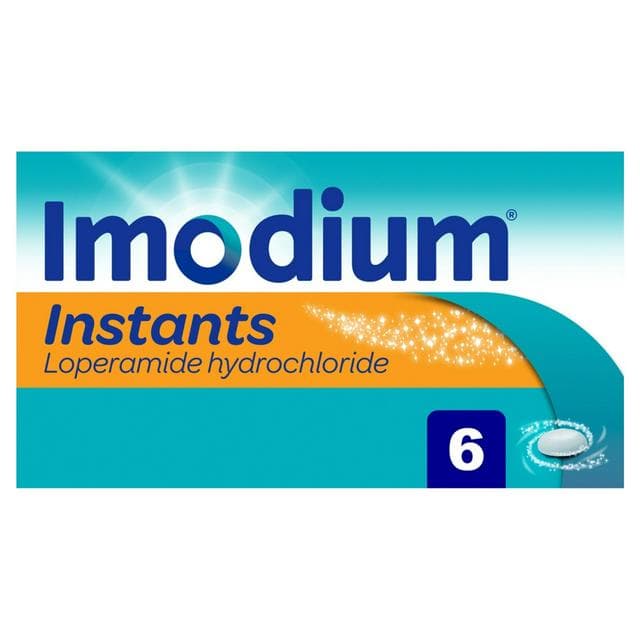 Imodium Instants For On The Go Diarrhoea Relief Tablets x6 - gallery image 1