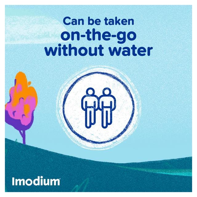 Imodium Instants For On The Go Diarrhoea Relief Tablets x6 - gallery image 4