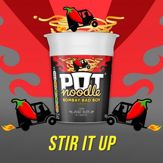 Pot Noodle Bombay Bad Boy 90g - gallery image 2