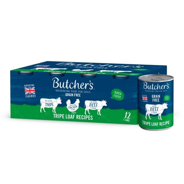 Butcher's Tripe Loaf Recipes Dog Food Tins 12x400g - gallery image 5