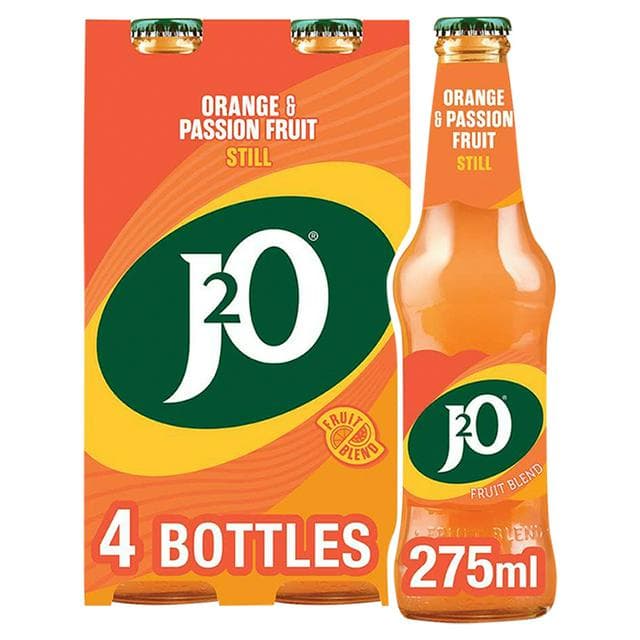 J2O Orange & Passion Fruit 4x275ml - gallery image 1