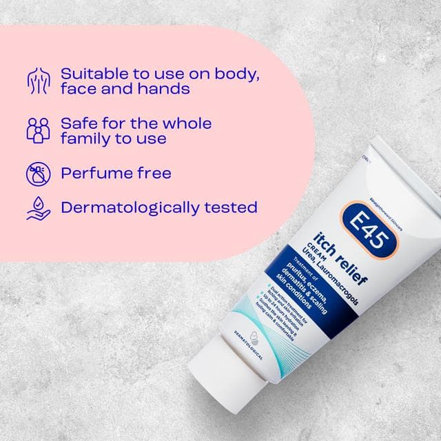 E45 Itch Relief Body Cream for Itchy & Irritated Skin 100g - gallery image 2