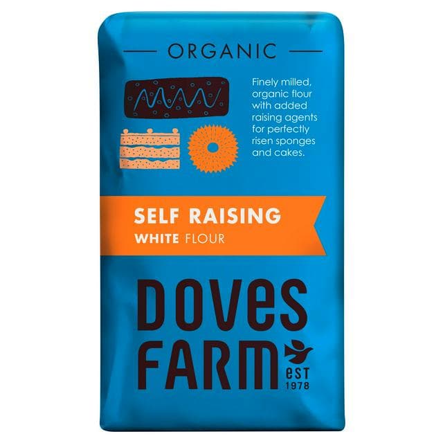 Doves Farm Organic White Self Raising Flour 1kg - gallery image 1
