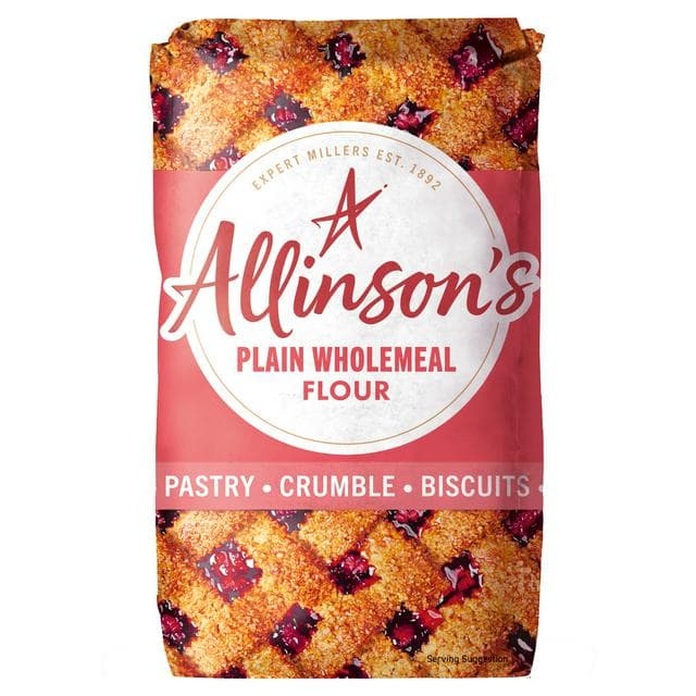 Allinson Wholemeal Plain Flour 1kg - gallery image 1