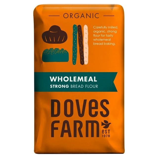 Doves Farm Organic Strong Wholemeal Flour 1.5kg - gallery image 1