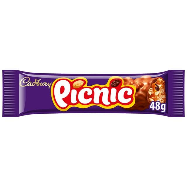 Cadbury Picnic Chocolate Bar 48g - gallery image 1