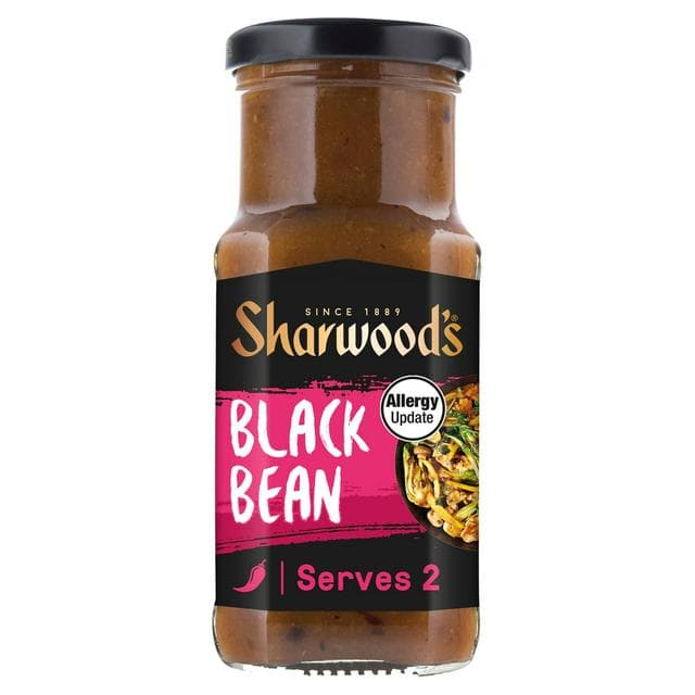 Sharwood's Black Bean Stir-Fry Sauce 195g - gallery image 1