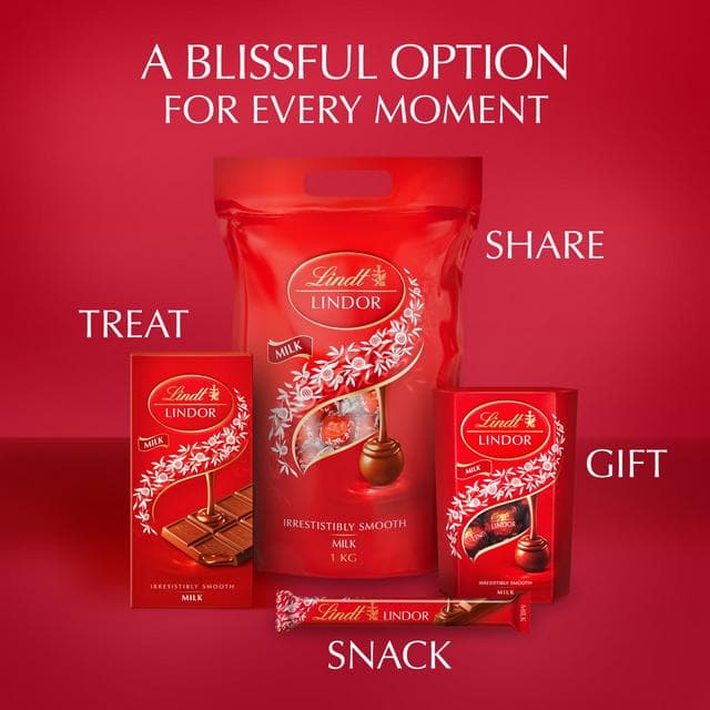 Lindt Lindor Milk Chocolate Bar 100g - gallery image 6