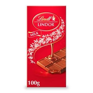 Lindt Lindor Milk Chocolate Bar 100g