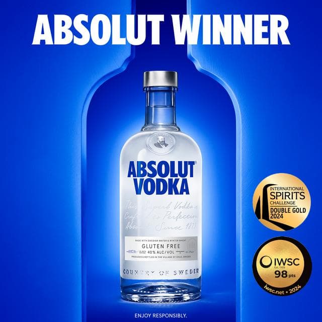 Absolut Swedish Vodka 1L - gallery image 2