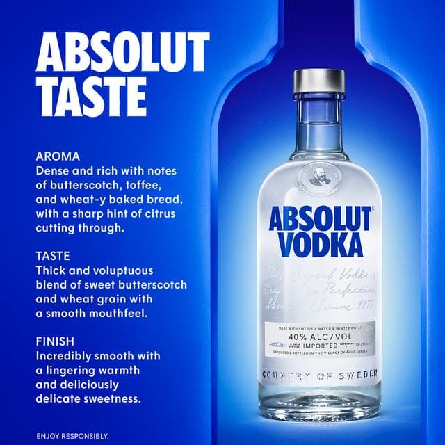 Absolut Swedish Vodka 1L - gallery image 3