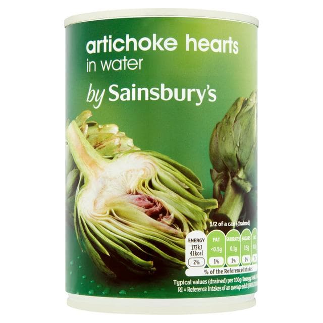 Sainsbury's Artichoke Hearts in Water 400g - gallery image 1