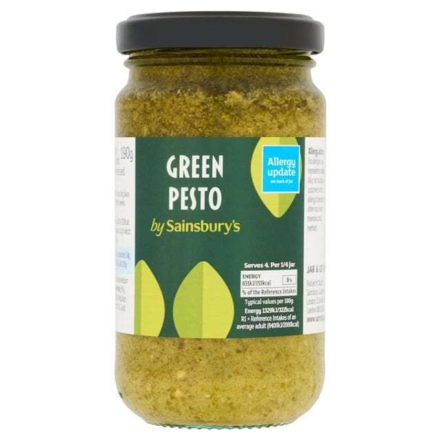Sainsbury's Green Pesto 190g - gallery image 1