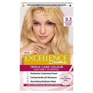 L'Oreal Paris Excellence Permanent Hair Dye Natural Light Gold Blonde 9.3