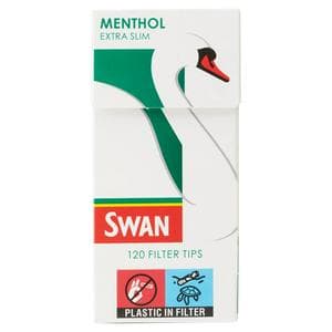 Swan Menthol Extra Slim Pre Cut Filter Tips x120