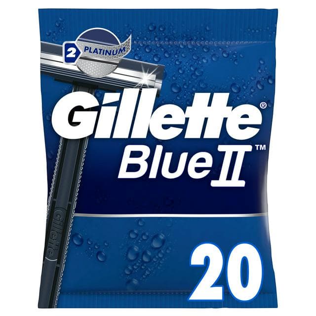 Gillette Blue II Disposable Razors x20 - gallery image 1